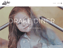 Tablet Screenshot of drakediner.com